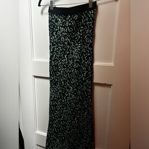 ASOS green design midi skirt perfect condition worn a few times